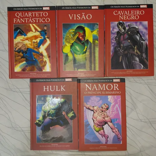 Marvel salvat vermelha 5 volumes