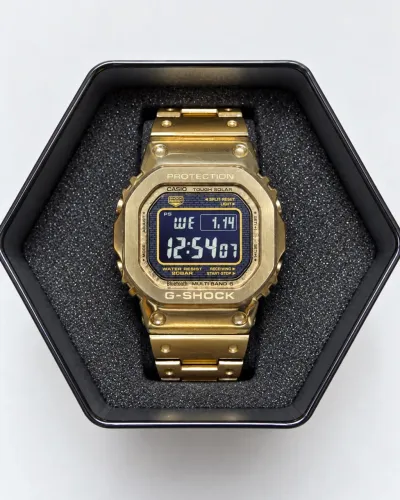 Relógio Casio G-Shock GMW-B5000GD Full Metal Gold Impecável