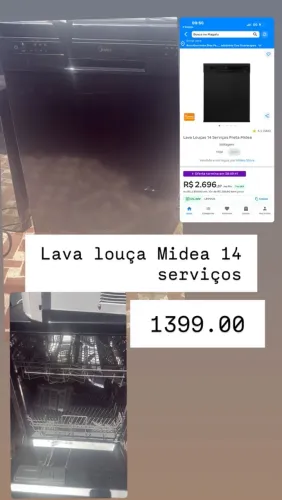 Lava louça Midea 14 kg