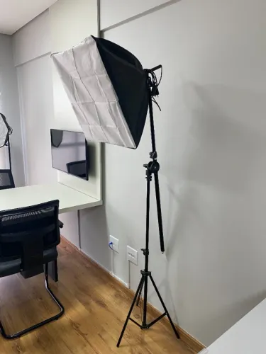Girafa iluminação softbox estúdio fotografia gravação