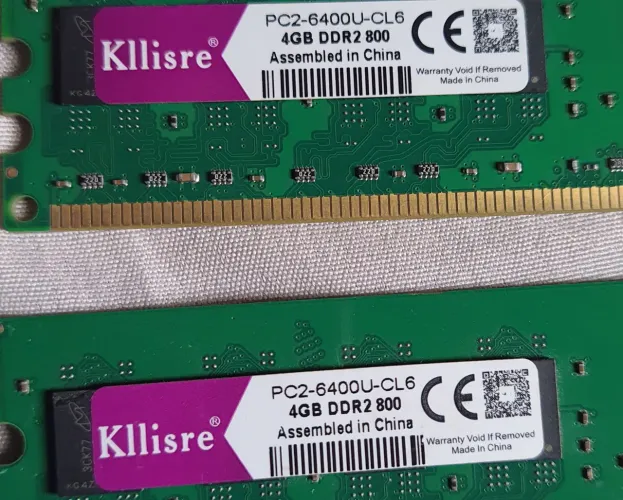 2 MEMORIA RAM DE 4GB DDR2 