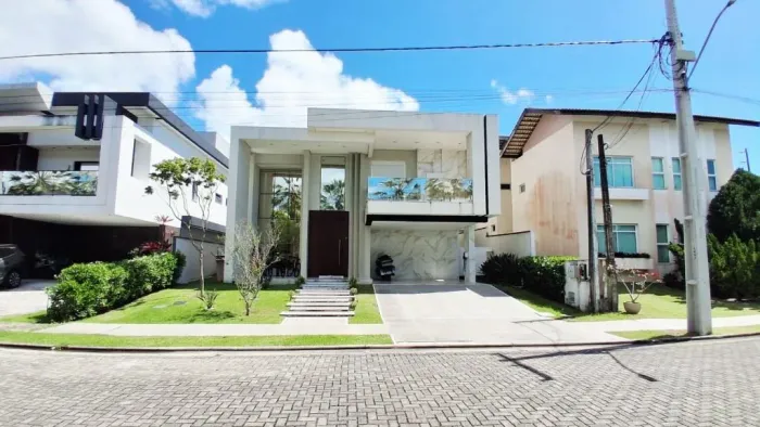 Casa com 5 dormitórios para alugar, 386 m² por R$ 22.000/mês - Pires Façanha - Eusébio/CE