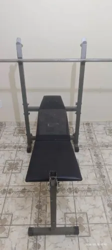 Banco de Supino usado, pronto para treino!