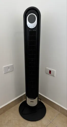 Ventilador DREO de torre inteligente, oscilação 90 graus 220V