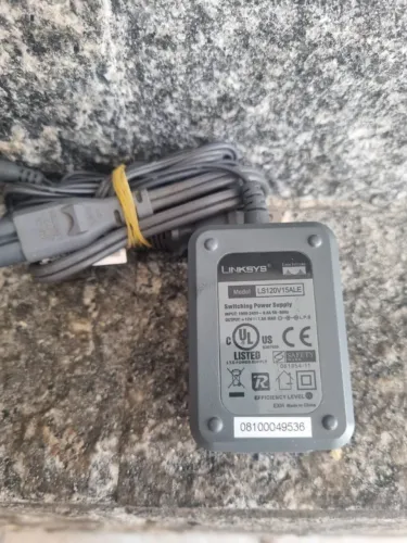 Fonte Carregador Linksys Ls120v15ale 12v 1.5a