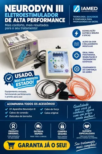 Aparelho de Eletroestimulação Neurodyn III Ibramed