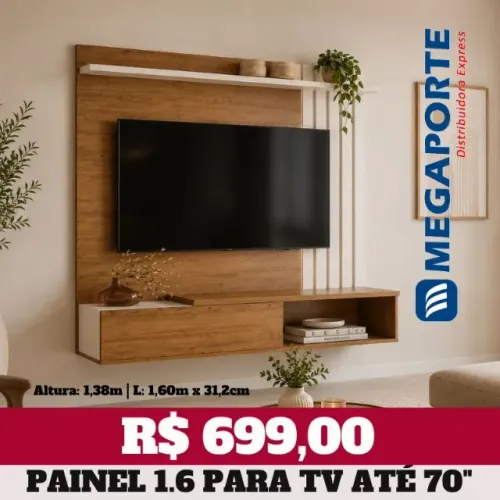 Painel Home para TV até 70 Polegadas (NOVO) Entrega Grátis! 