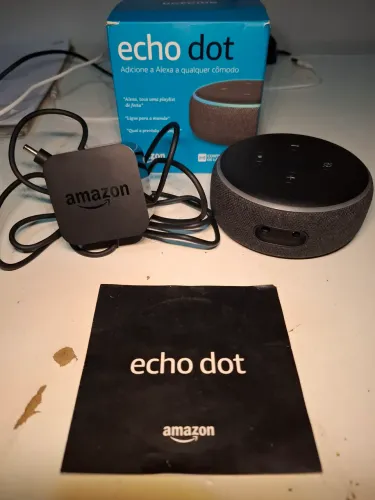 Echo Dot 3ª Geração - Novo (Sem Uso)