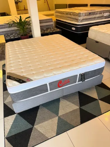 Colchão Queen CASTOR SEMINOVO TOP - Entrego!