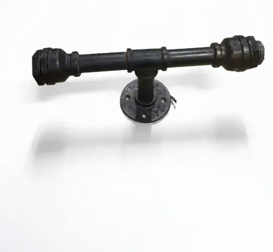 Suporte Horizontal para Luminária em Metal Reforçado | Estilo Industrial 