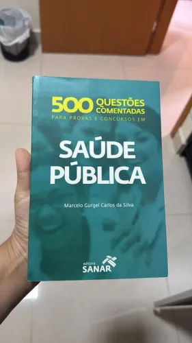 Livro 500 Questões Comentadas em Saúde Pública - Editora Sanar