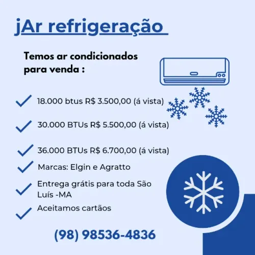 Ar condicionado novo e barato 