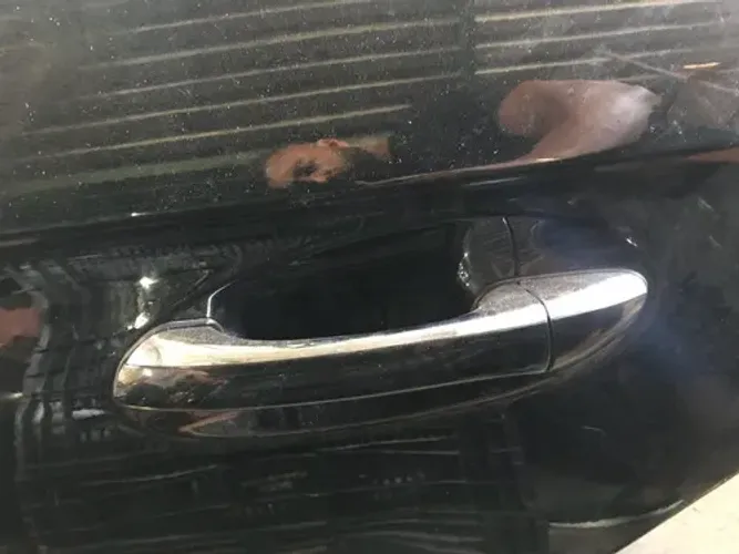 Maçaneta Externa Traseira Esquerda Mercedes Cls 350 2009 Preto Traseira