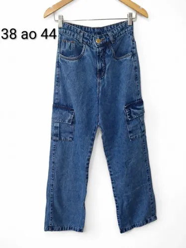 Calça wide leg feminina 