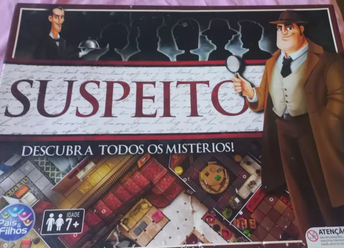 SUSPEITO jogo de tabuleiro