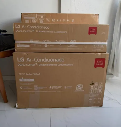 Ar Condicionado Split Inverter 12.000 Btus LG Dual Compact +IA Frio S3-Q12JAQAL