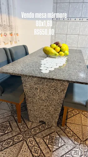 Mesa jantar de MÁRMORE 6 lugares