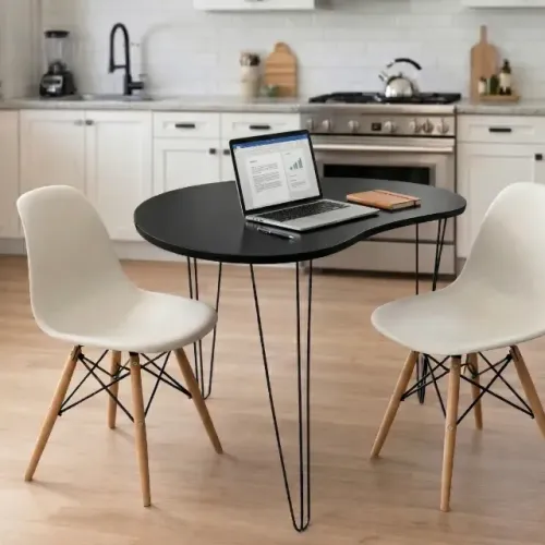 Mesa Orgânica 90x60 2 Lugares Jantar Apto Home Office 