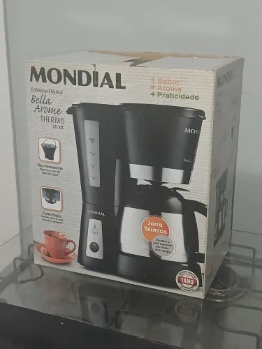Super Cafeteira MONDIAL Belle Arome p/ 20 chícaras- filtro permanente e jarra térmica 