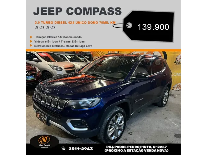 Jeep Compass Long. TD 350 2.0 4X4 Diesel AUT 2023