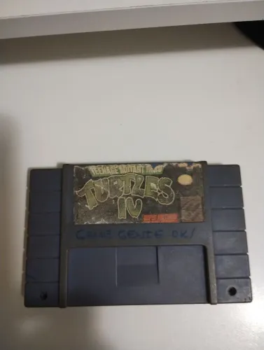 Fita SNES Tartarugas Ninja 4