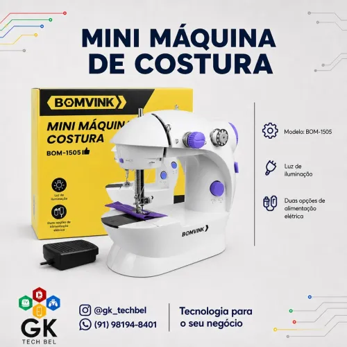 Mini Máquina de Costura (entrega gratis)