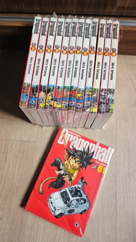 Dragon Ball Mangá - Conrad Capa Vermelha - 1 ao 13 