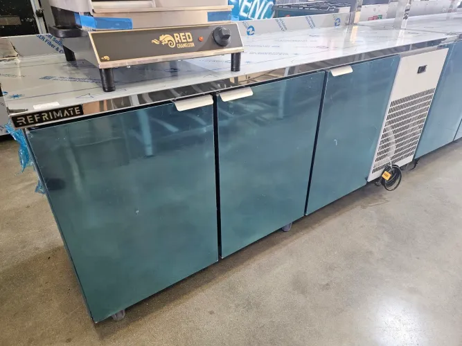 balcão refrigerado 2 metros inox - novo