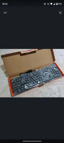 Teclado para computador com fio