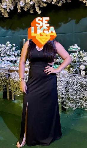 Vestido longo festa 