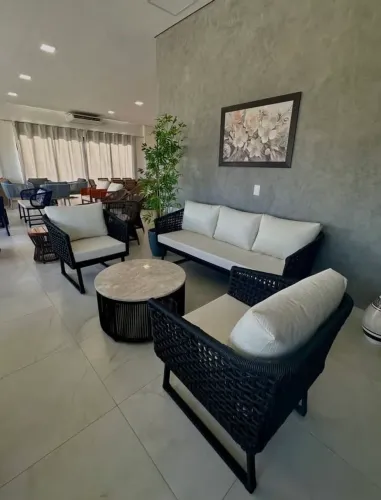 Conjunto de sofá para área externa