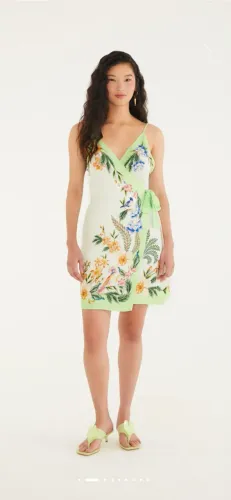 Vestido curto Farm