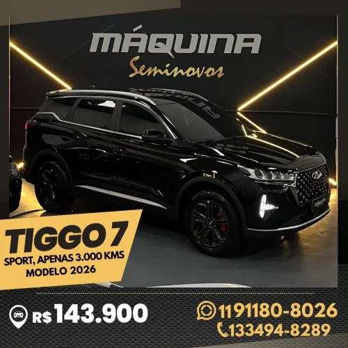 Chery Tiggo 7 Sport 1.5 Turbo Flex 16V Aut. 2027