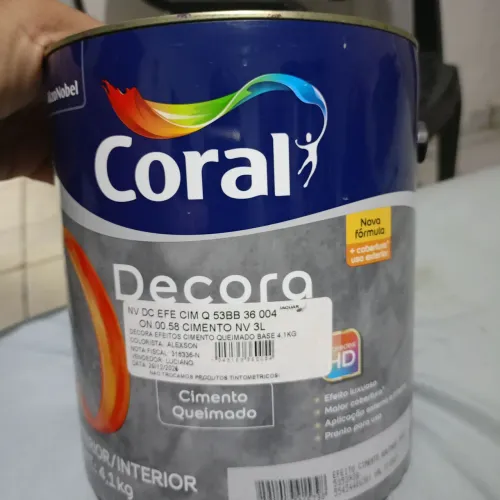 Tinta efeito cimento queimado 
