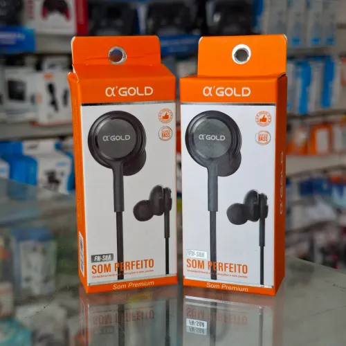 Fone de ouvido com fio e microfone - entrega em slz e região