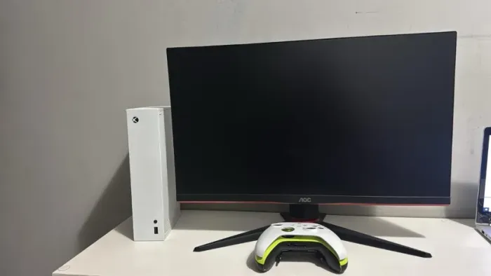 XBOX SERIE s - MONITOR GAME 24 POLEGADAS - CONTROLE COM PADDLES
