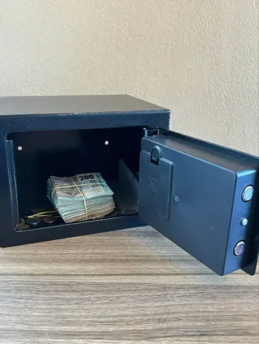 Cofre Eletrônico - Ideal para Joias Dinheiro Armas Acessórios