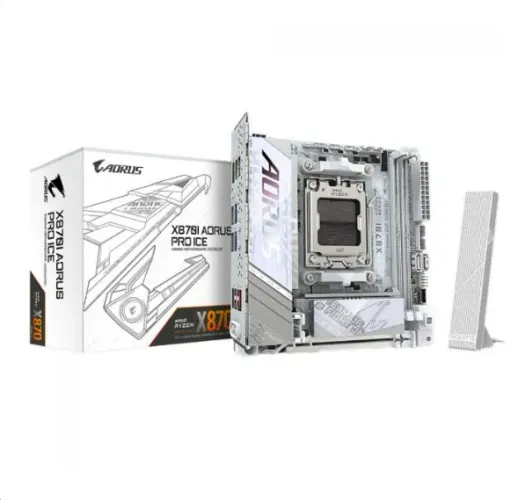 PLACA MAE X870i AORUS PRO ICE WIFI 7 AM5 ITX