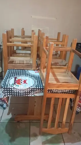 Mesa de cerejeira 6 cadeira