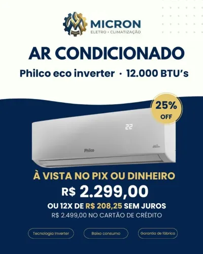 Philco eco inverter 12000 btus