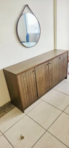 Aparador Buffet com 4 portas, 100% mdf
