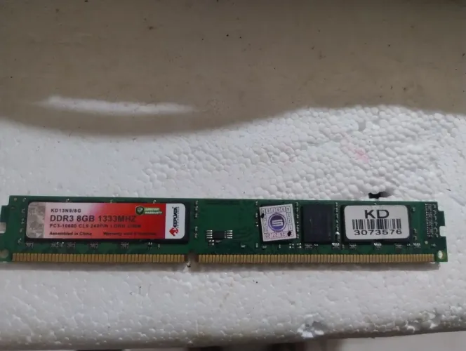 Vendo memória ram 8gb ddr3