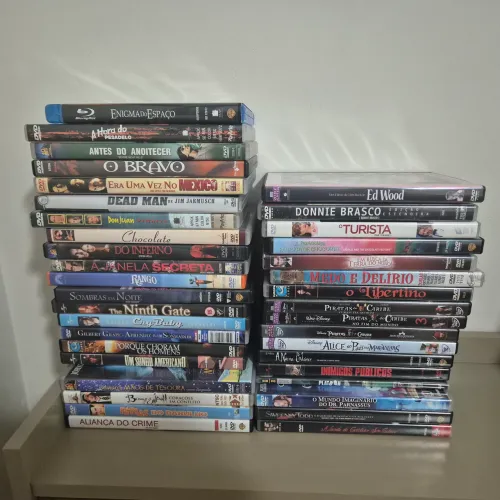 Coleção de DVDs Johnny Depp