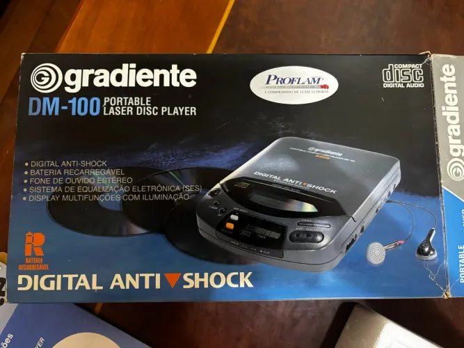 Gradiente DM -100 - CD player Portátil Vintage