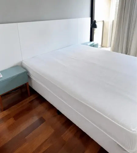Cama Box Conjugado + Colchão Queen