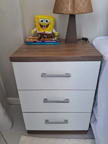 Mesa de cabeceira + Mesa de estudo - Aceito cartão