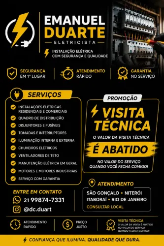 Eletricista Residencial e Industrial