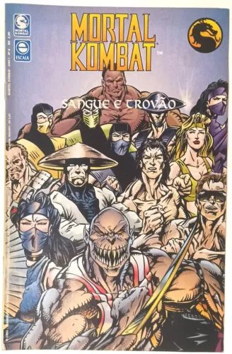 Mortal Kombat n° 6. Sangue e Trovão - Com o Pôster Encartado. Escala-1994.