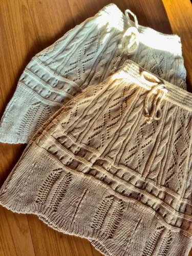 Saia Tricot Bege