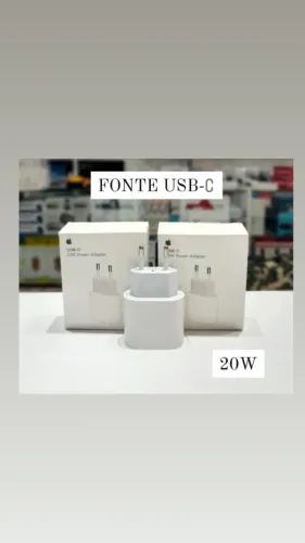 Fonte 20W - para Cabo USB-C